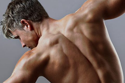 Male laser hair removal graphic
