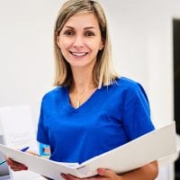 Erika, Senior Consultant at Bank Clinic, over 13 years experience, photo.