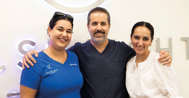 Pulse Light Clinic team members smiling